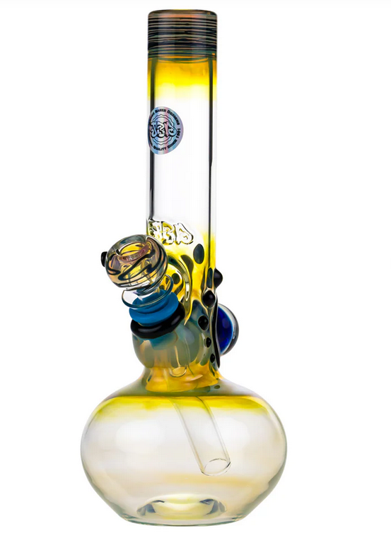 Jerome Baker Designs and GrassCity Dichro Fumed Glass Ice Bong | Green - Image 5